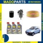 Tagliando Fiat 600 Seicento 1.1 kit 3 filtri+3 litri olio Castrol gtx 10w40 1100