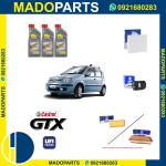 Kit tagliando Fiat Panda 2 169 1.2 benzina filtri UFI + 3l Castrol GTX 10w40